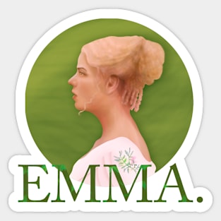 EMMA. (2020) Green Circular Poster Sticker